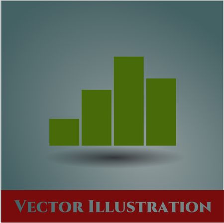 Chart vector symbol