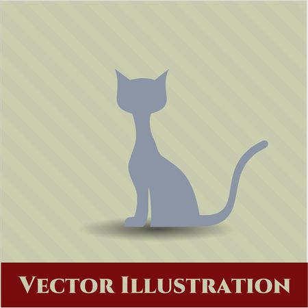 Cat vector icon