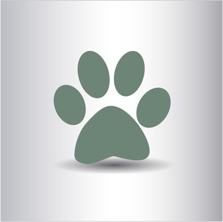 Paw vector icon