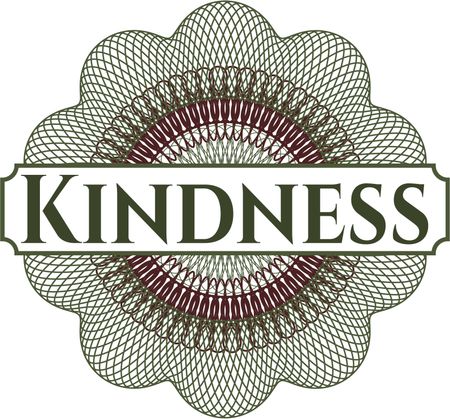 Kindness money style rosette