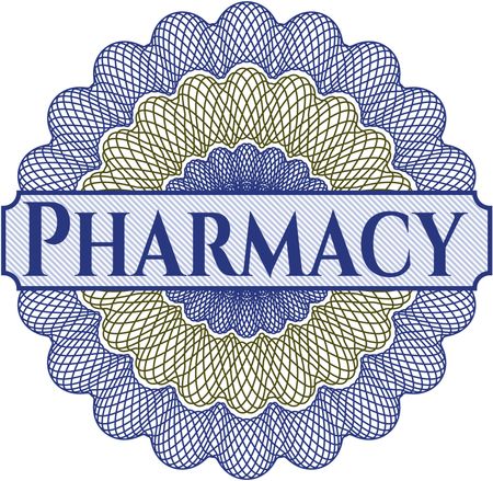 Pharmacy money style rosette