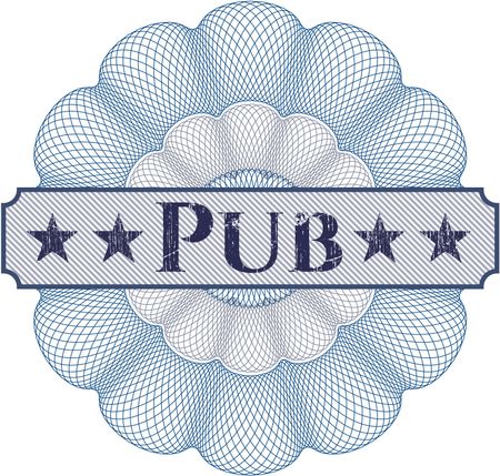 Pub money style rosette