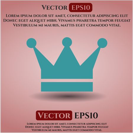 Crown icon vector illustration