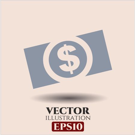 Money (dollar bill) vector icon