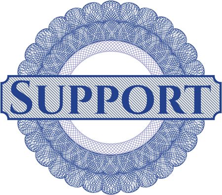 Support linear rosette