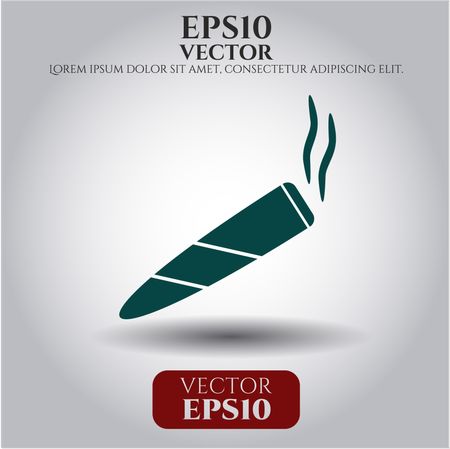 Joint (cigarette) icon or symbol
