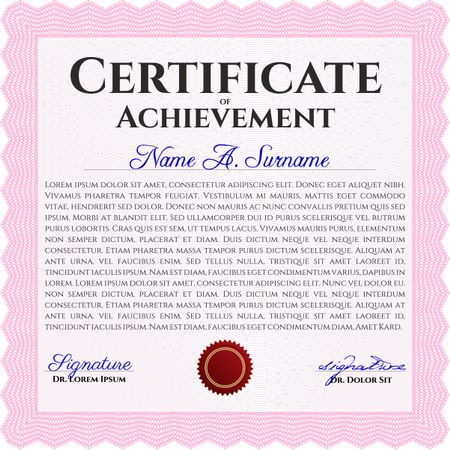 Diploma or certificate template. Detailed.Excellent design. Complex background. 