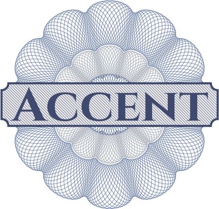 Accent money style rosette