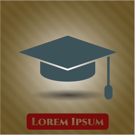 Graduation cap symbol