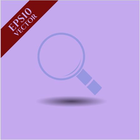 Magnifying glass, search vector icon or symbol