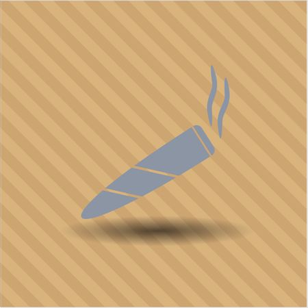 Joint (cigarette) icon or symbol