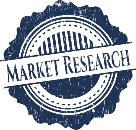 Market Research rubber grunge texture seal
