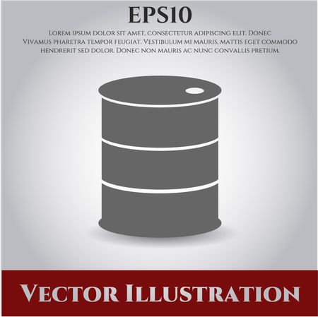 Barrel icon vector illustration