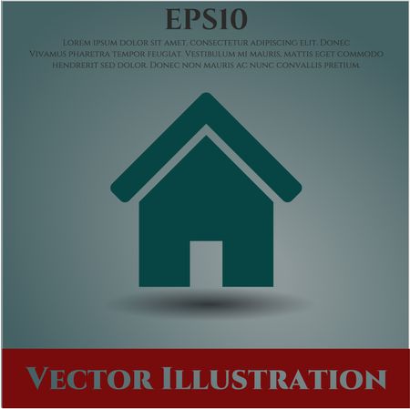 Home vector icon or symbol