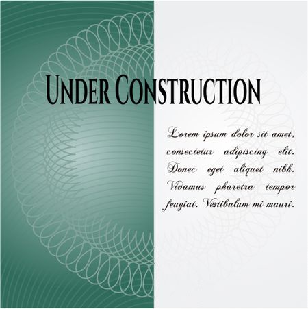 Under Construction card