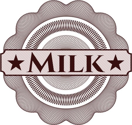 Milk money style rosette