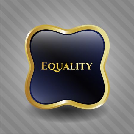 equality-golden-emblem-badge-357174758 Equality golden emblem or badge