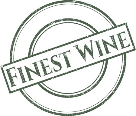 Finest Wine rubber grunge seal