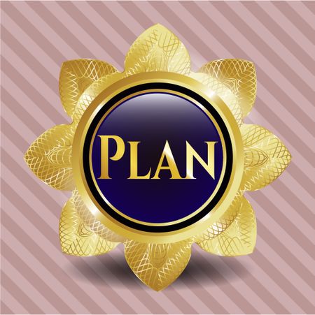 Plan gold emblem