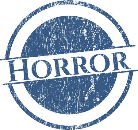 Horror rubber stamp