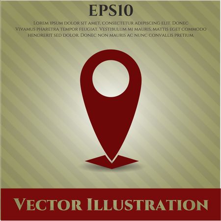 Map Pointer vector icon