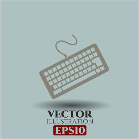 Keyboard vector icon or symbol