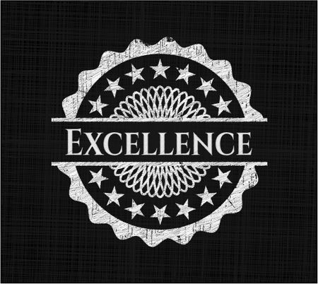 Excellence chalk emblem