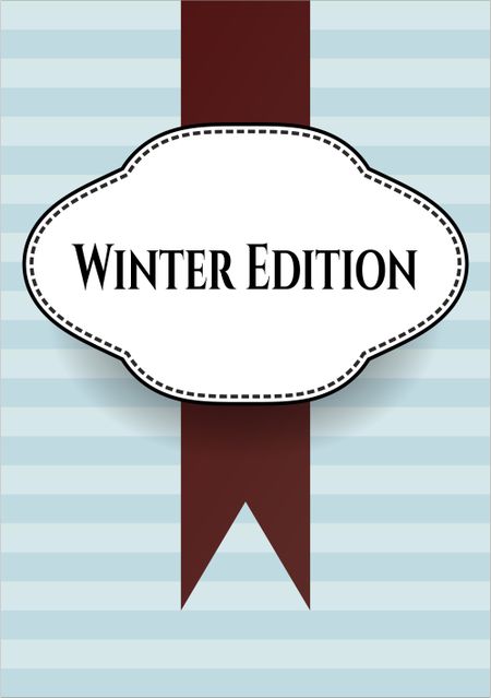 Winter Edition poster or banner
