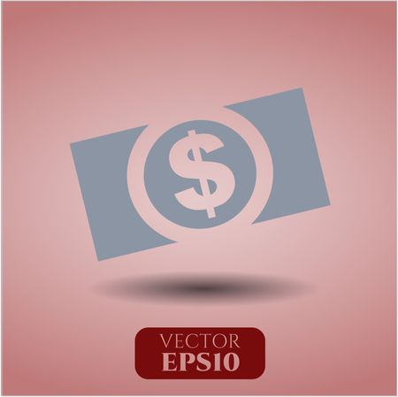 Money (dollar bill) vector icon