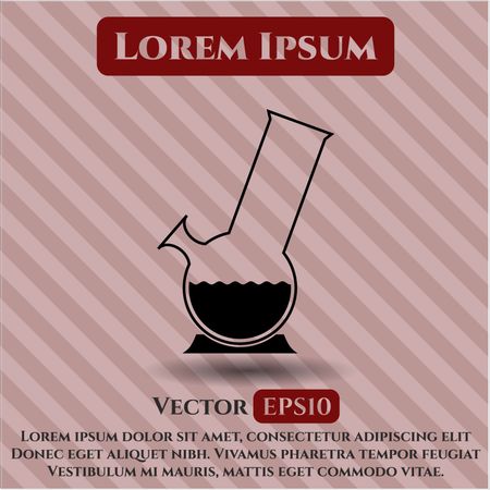 Bong Of Marijuana vector icon