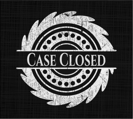 Case Closed chalk emblem