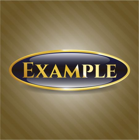 Example golden emblem