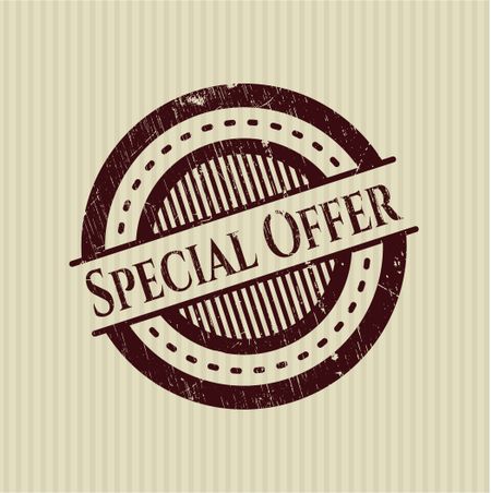 Special Offer rubber stamp