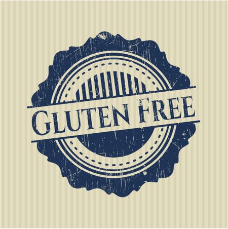 Gluten Free grunge seal