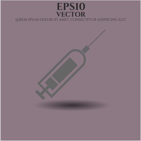 syringe-vector-icon-358015580 Syringe vector icon