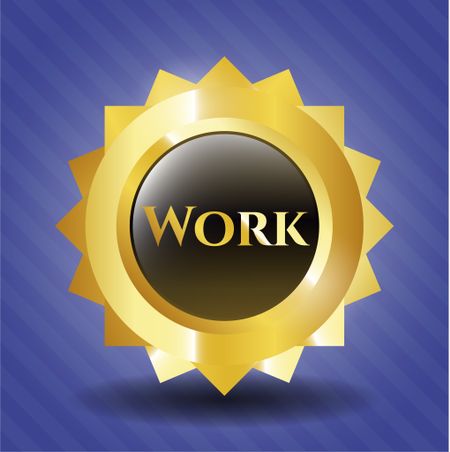 Work golden badge