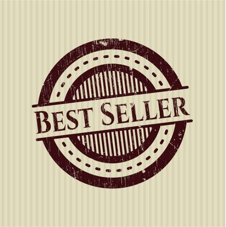 Best Seller rubber stamp with grunge texture