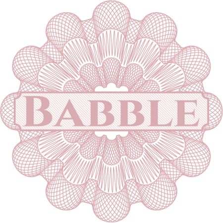 Babble abstract rosette