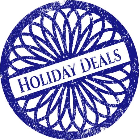 Holiday Deals rubber stamp