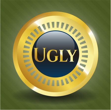 Ugly golden emblem