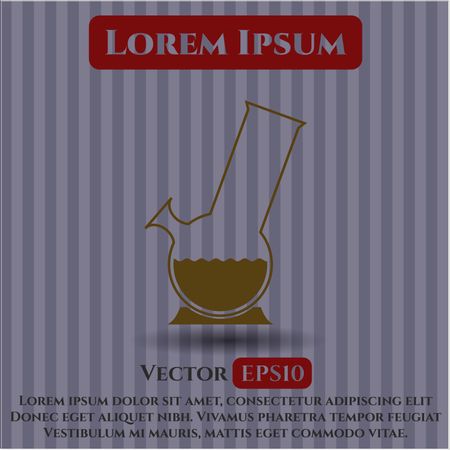 Bong Of Marijuana icon vector illustration