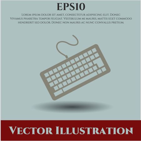 Keyboard vector icon