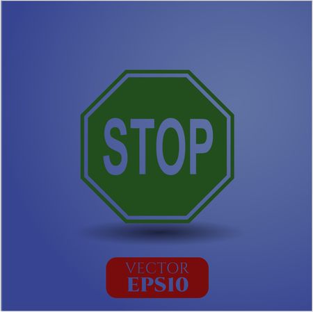 Stop icon or symbol