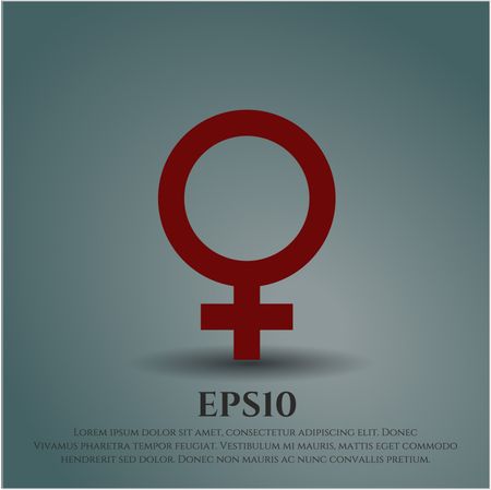 Female vector symbol