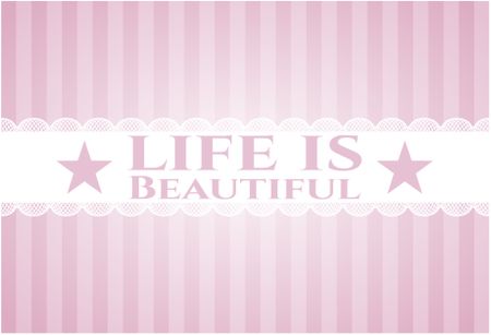 Life is Beautiful banner