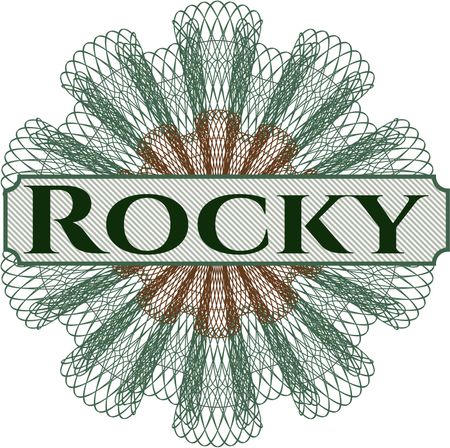 Rocky money style rosette