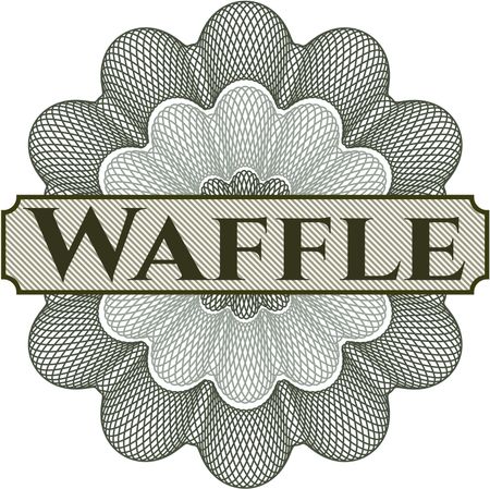Waffle abstract linear rosette