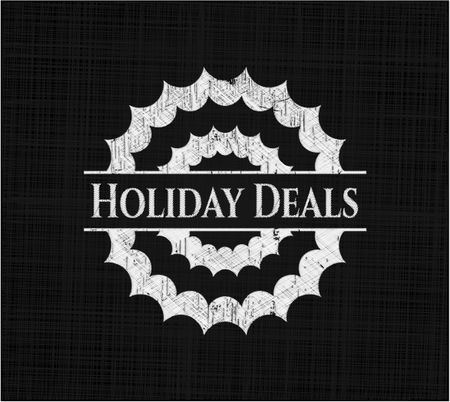 Holiday Deals chalk emblem