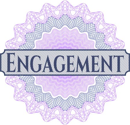 Engagement money style rosette