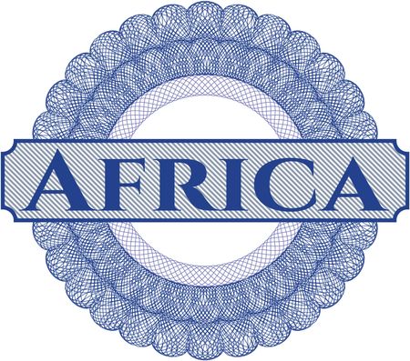 Africa money style rosette